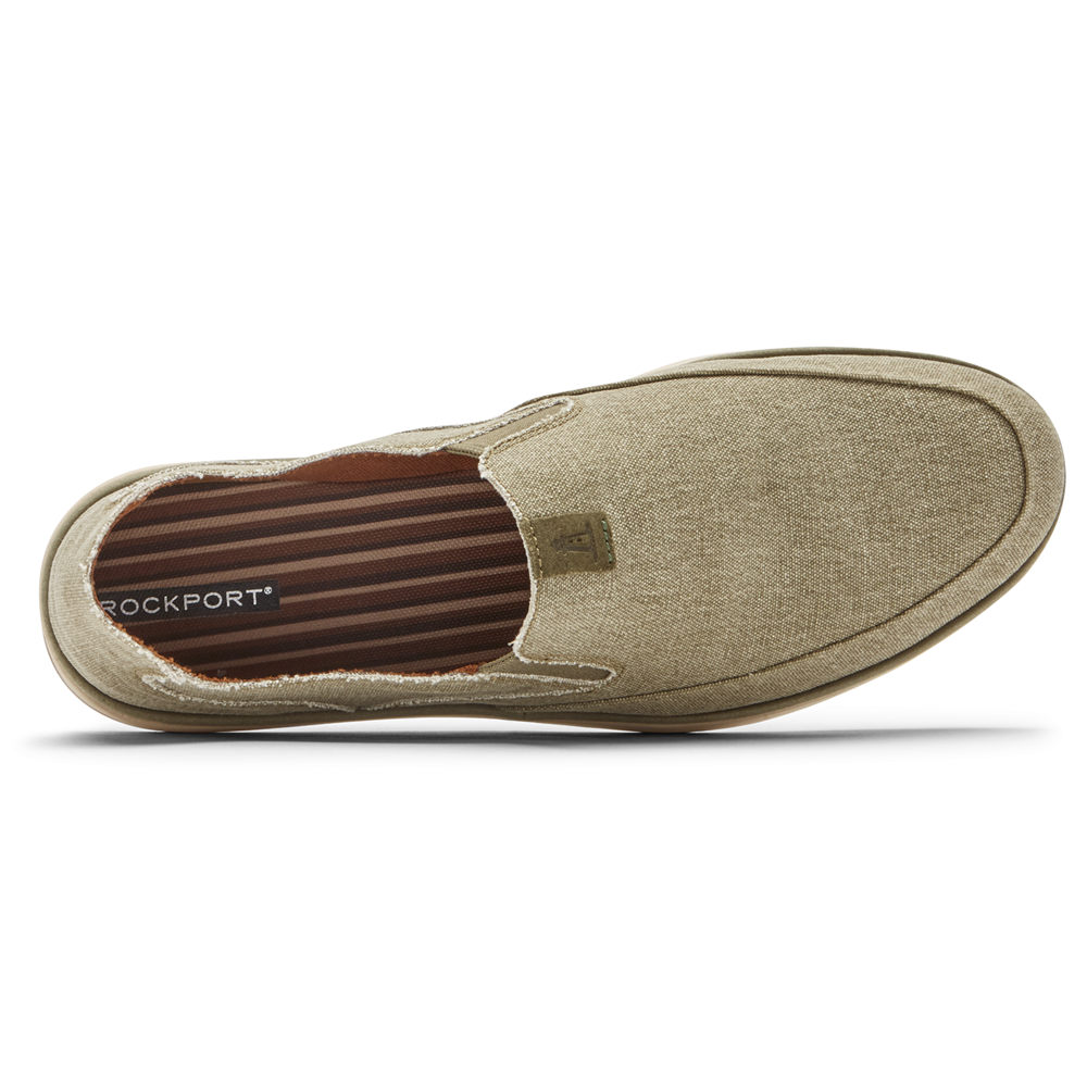 Rockport Mens Slip-On Olive - Austyn - UK 457-BYTCPK